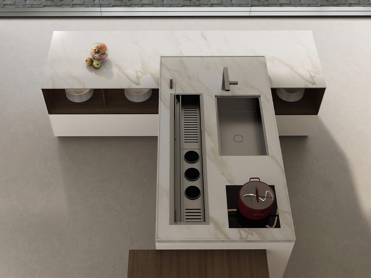 Кухня на заказ MaxForm Customization ARCH-00135336 - Вид №3