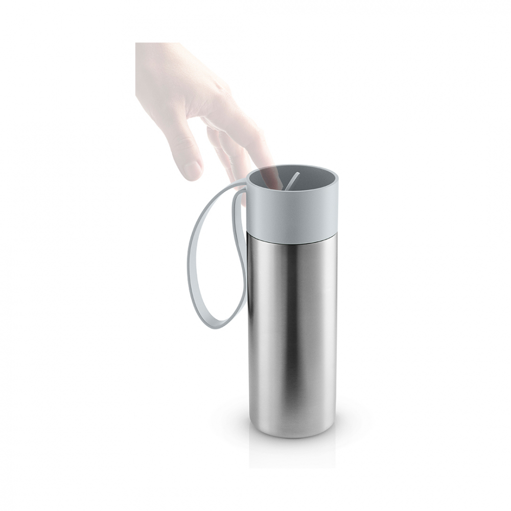 EVA SOLO 567459 Термос To Go, 350 мл, мраморно-серый Нержавеющая сталь, силикон, пластик  - Вид №1