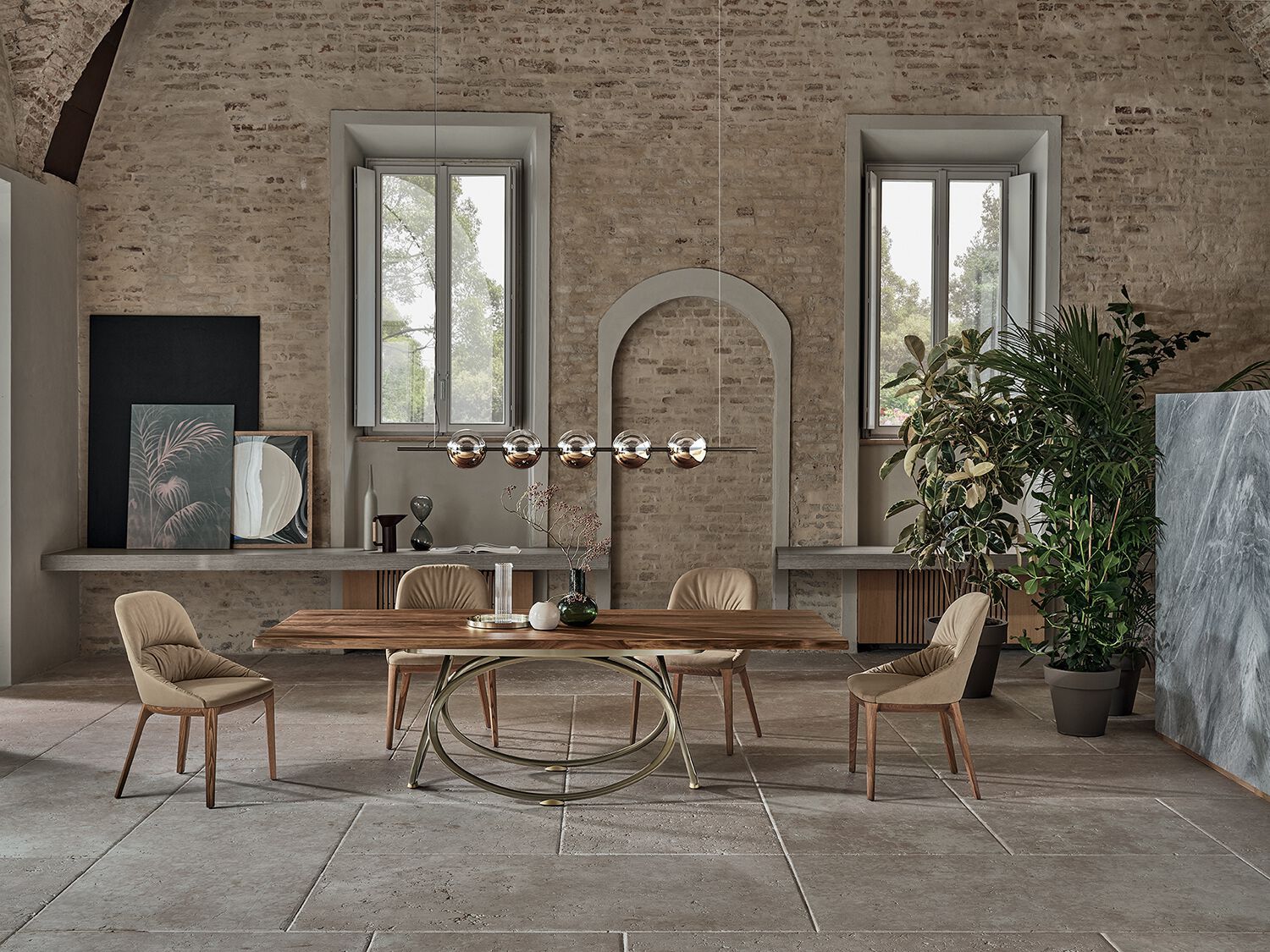 Светодиодный подвесной светильник из боросиликатного стекла Bontempi Casa Sferatus ARCH-00098053 - Вид №2