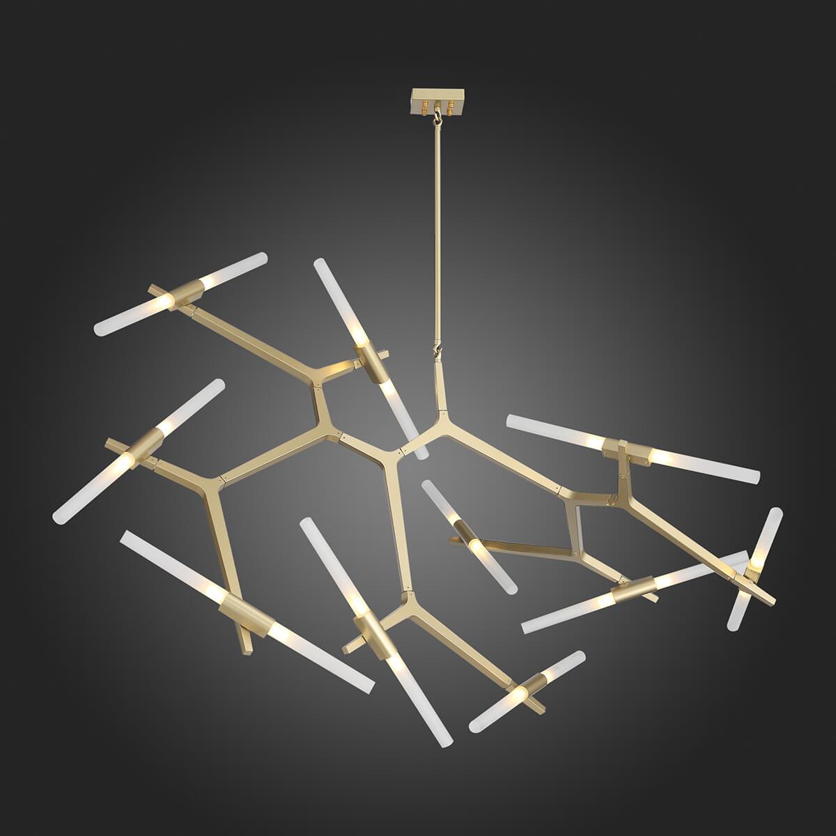 Люстра подвесная белая, золото ST Luce Laconicita SL947.202.20 ST LUCE ДИЗАЙНЕРСКИЕ, LACONICITA 00-3834575 Белый;золото  - Вид №2