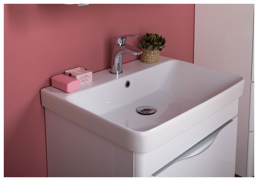 Тумба с раковиной Aquanet Орлеан 60 белый 0018308100182311 - Вид №6