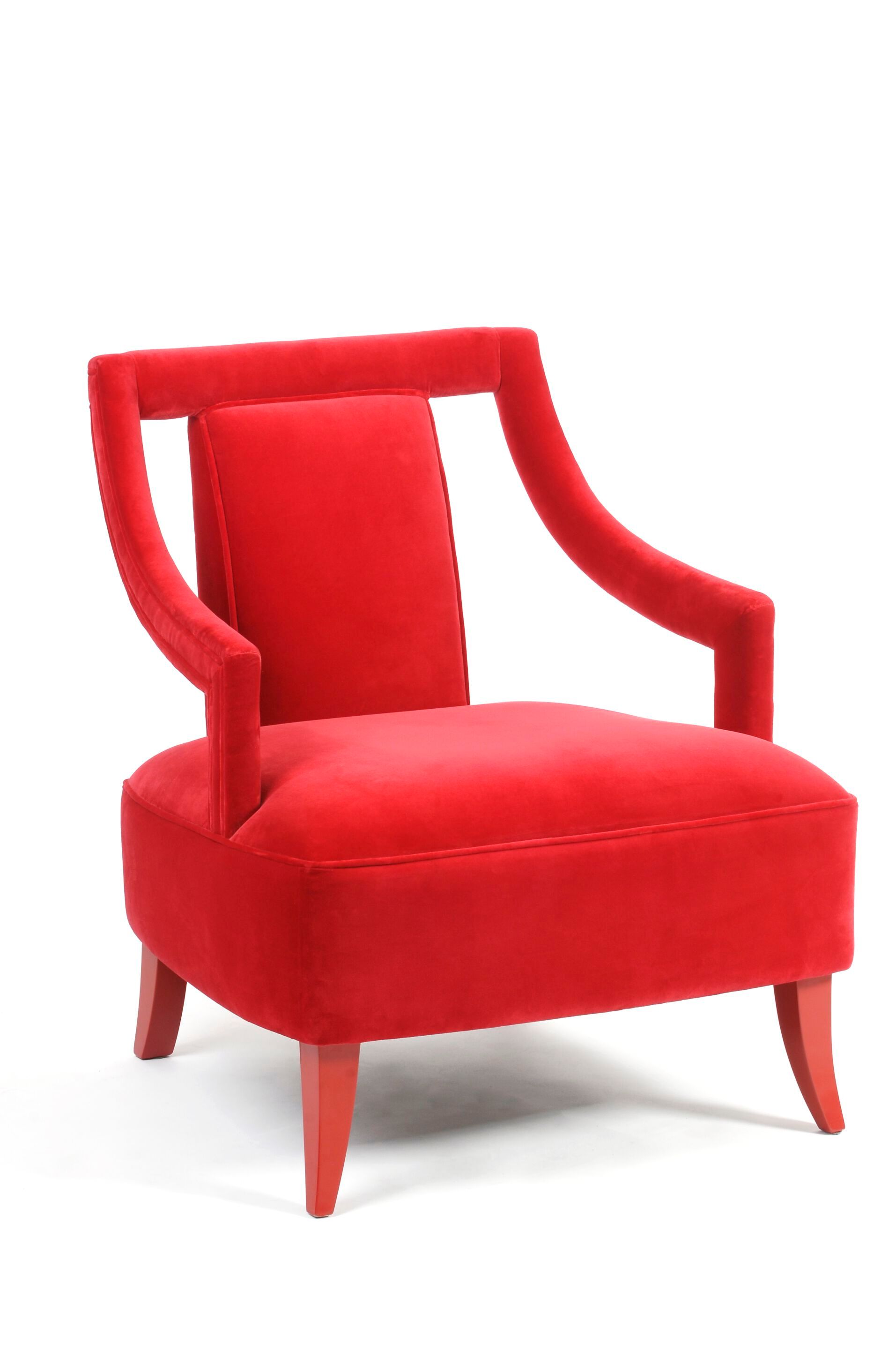 Бархатное кресло с подлокотниками Munna Corset ARCH-00066847 - Вид №3