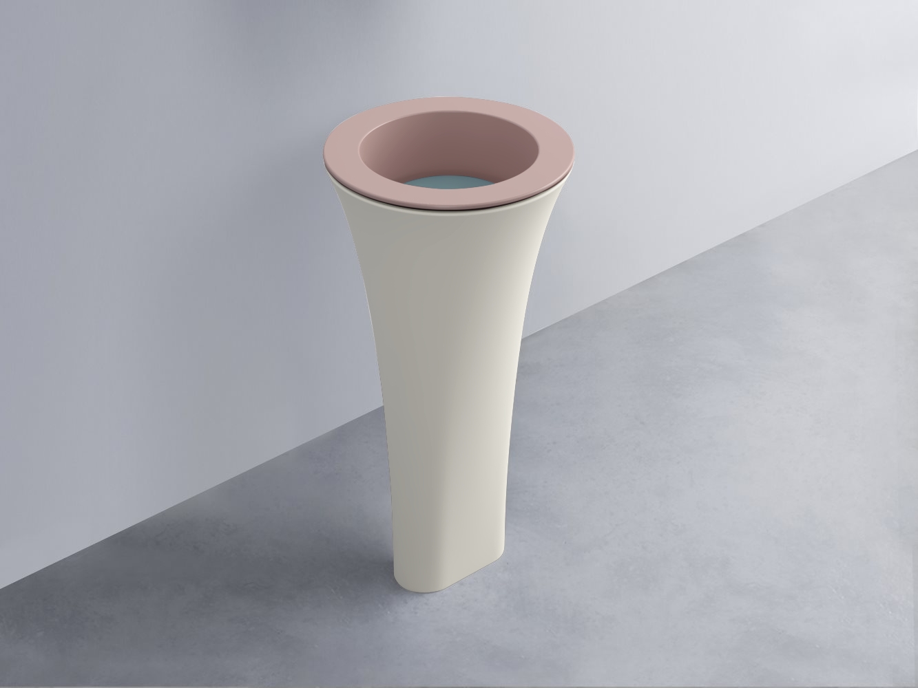 AMLA45-CP+AMPILT-PL+AMCOLT-TL Раковина Amedeo Tondo отдельностоящая cielo Enjoy + Amedeo Ceramica Cielo