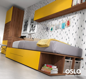 102742 Детская комната с модульной кроватью Ambiente 03 Arasanz Oslo