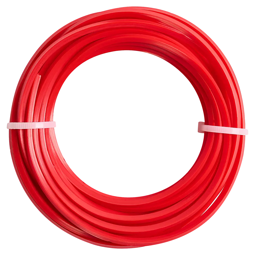 Леска DILWIS 3 мм 7 м квадратная цвет красный STLM-2128666 - Вид №2