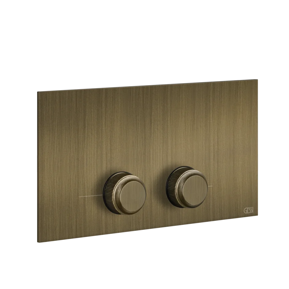 Запорная пластина 54653 713 Gessi Venti20 СТАРИННАЯ ЛАТУНЬ 54653713