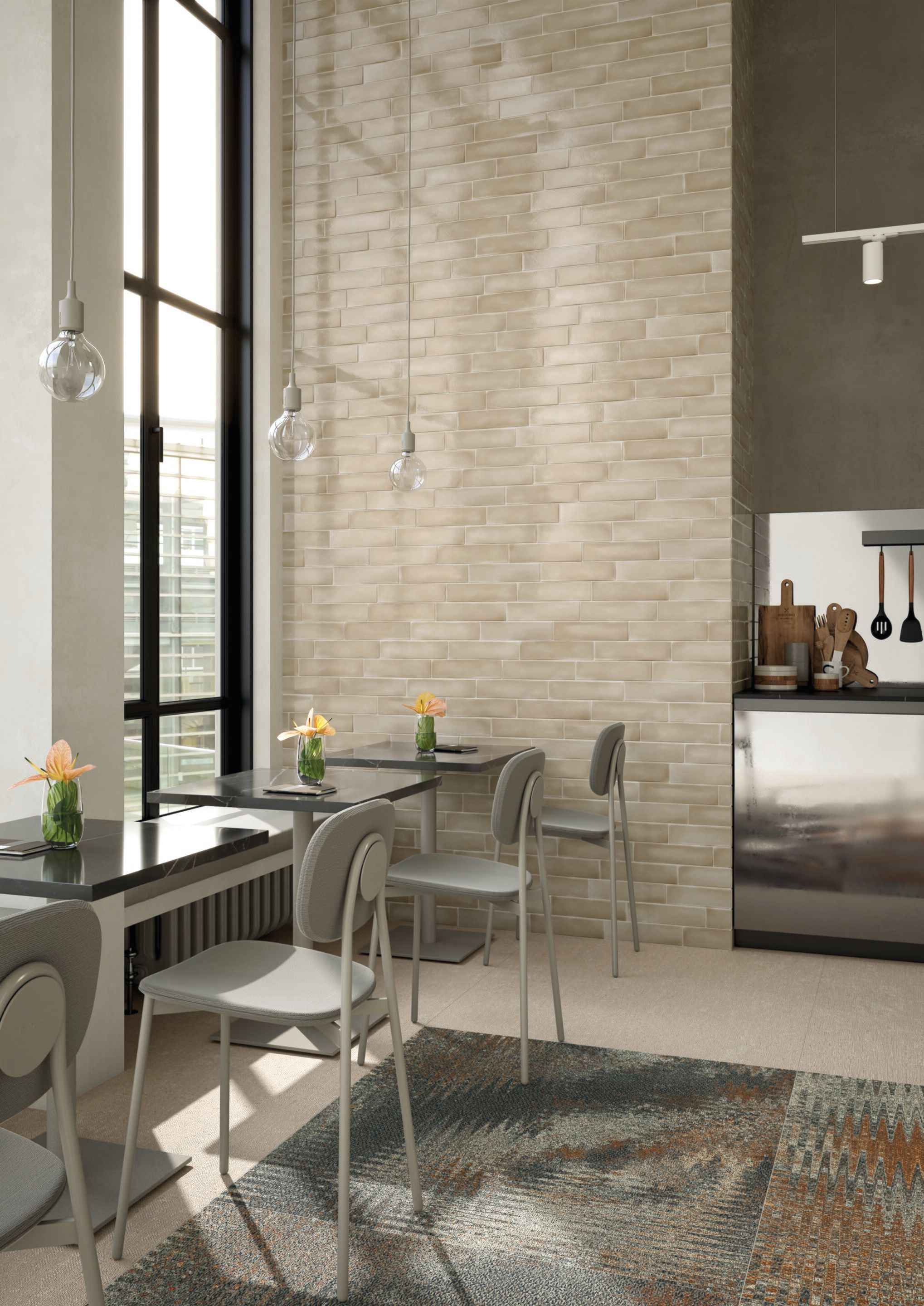 Напольное покрытие из керамогранита с эффектом ткани IRIS Ceramica I-Floors ARCH-00023510 - Вид №5