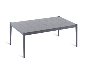 Алюминиевый прямоугольный низкий садовый столик