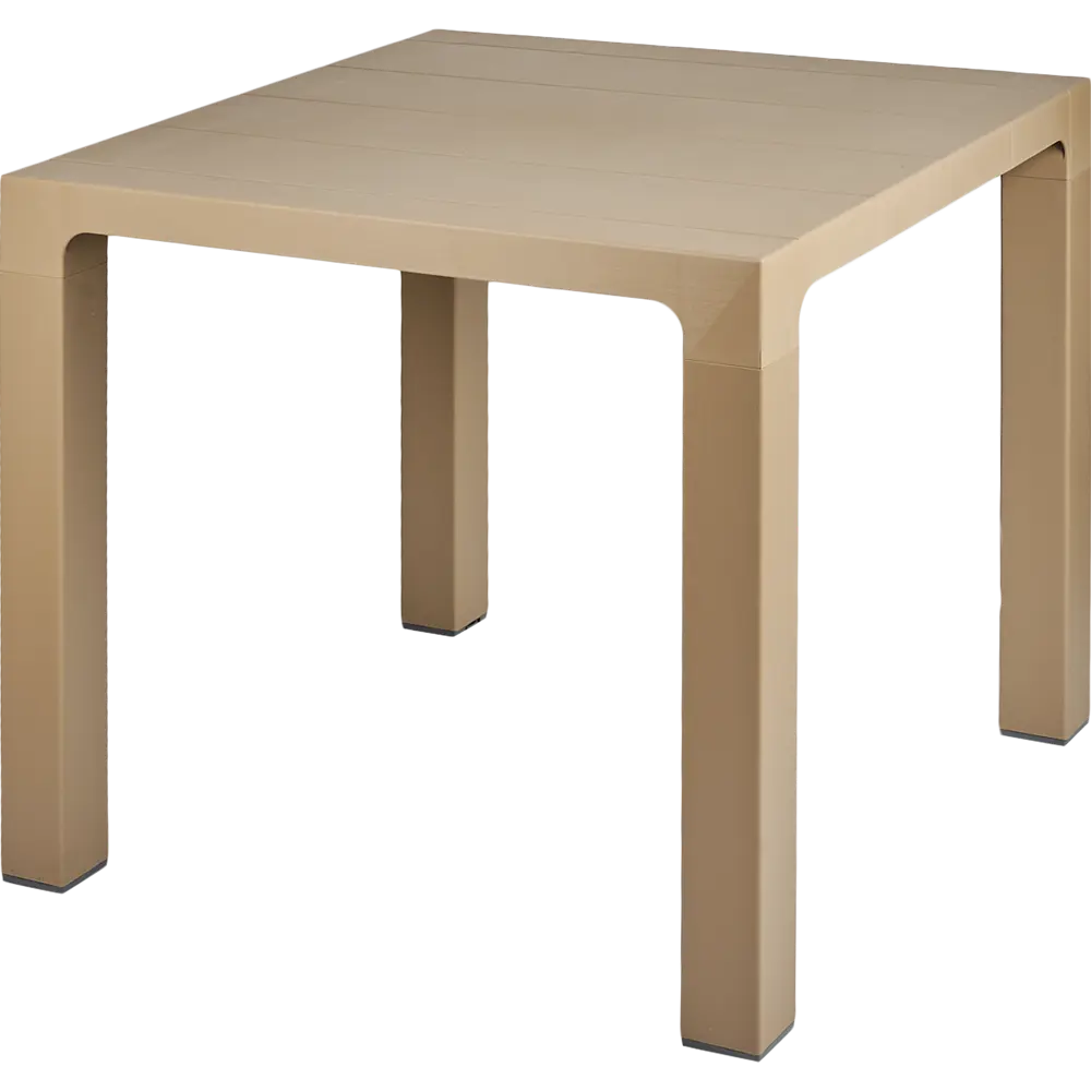 Стол садовый квадратный Орфей СПО-80 М складной 80x72x80 см пластик мокко Santreyd STLM-2207001