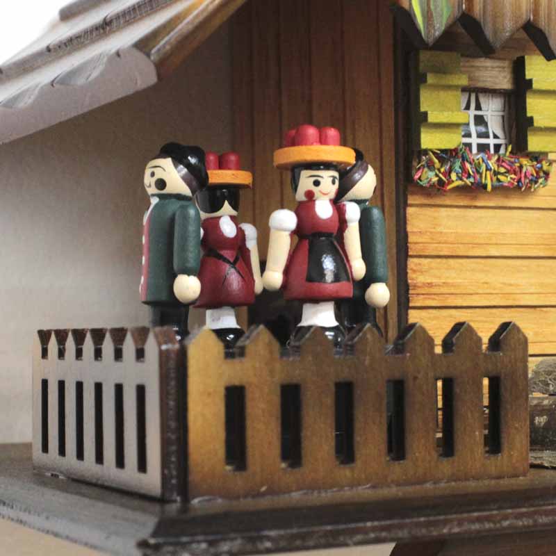 Часы настенные коричневые с кукушкой Sars 8M SARS ДИЗАЙНЕРСКИЕ 00-3967469 Коричневый  - Вид №2