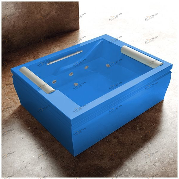 Ванна с гидромассажем голубая Gruppo Treesse Blanque 1915 VTL-V1697-G VTLV1697G