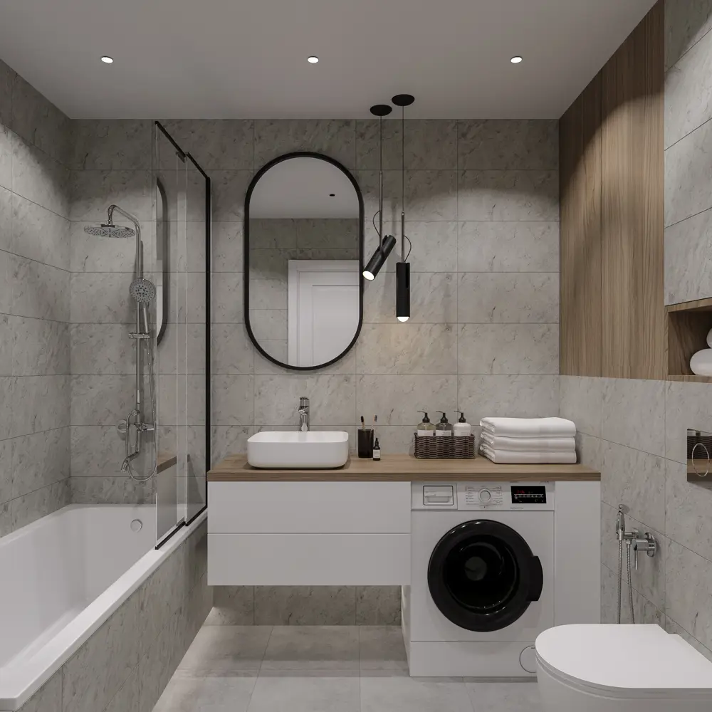 89392511 Плитка настенная Culto Martis 25x50 см 1.625 м² матовая цвет светло-серый STLM-1472151 - Вид №5