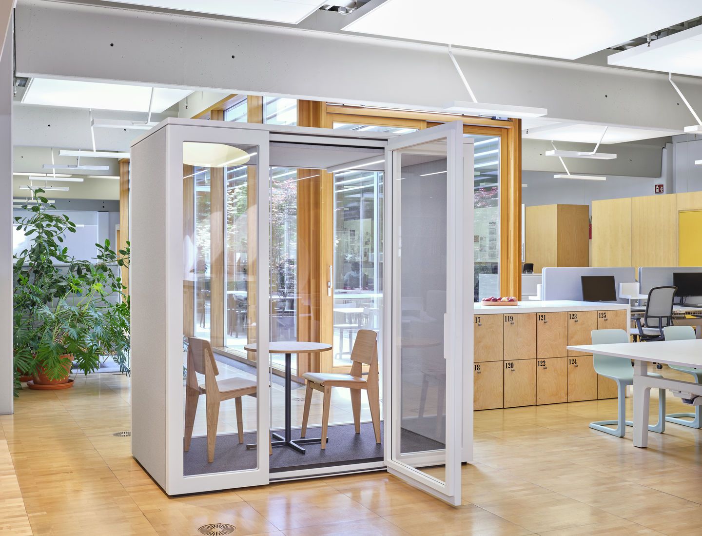 Многосторонняя акустическая офисная кабина со встроенным освещением VITRA TALKY X VITRA EDITION ARCH-00151852 - Вид №8