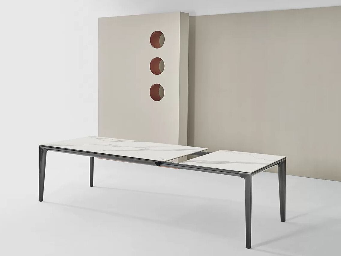 Прямоугольный выдвижной стол из стали и SuperMarmo Bontempi Casa DUKE ARCH-00056212 - Вид №11