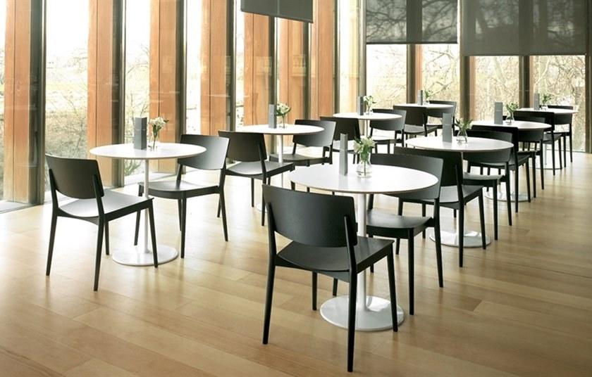 Andreu World Штабелируемый стул со встроенной подушкой Happy Si0377 - Вид №4