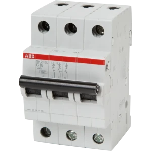 Автоматический выключатель ABB SH203L 3P C16 А 4.5 кА 2CDS243001R0164 10061915 STLM-2098340