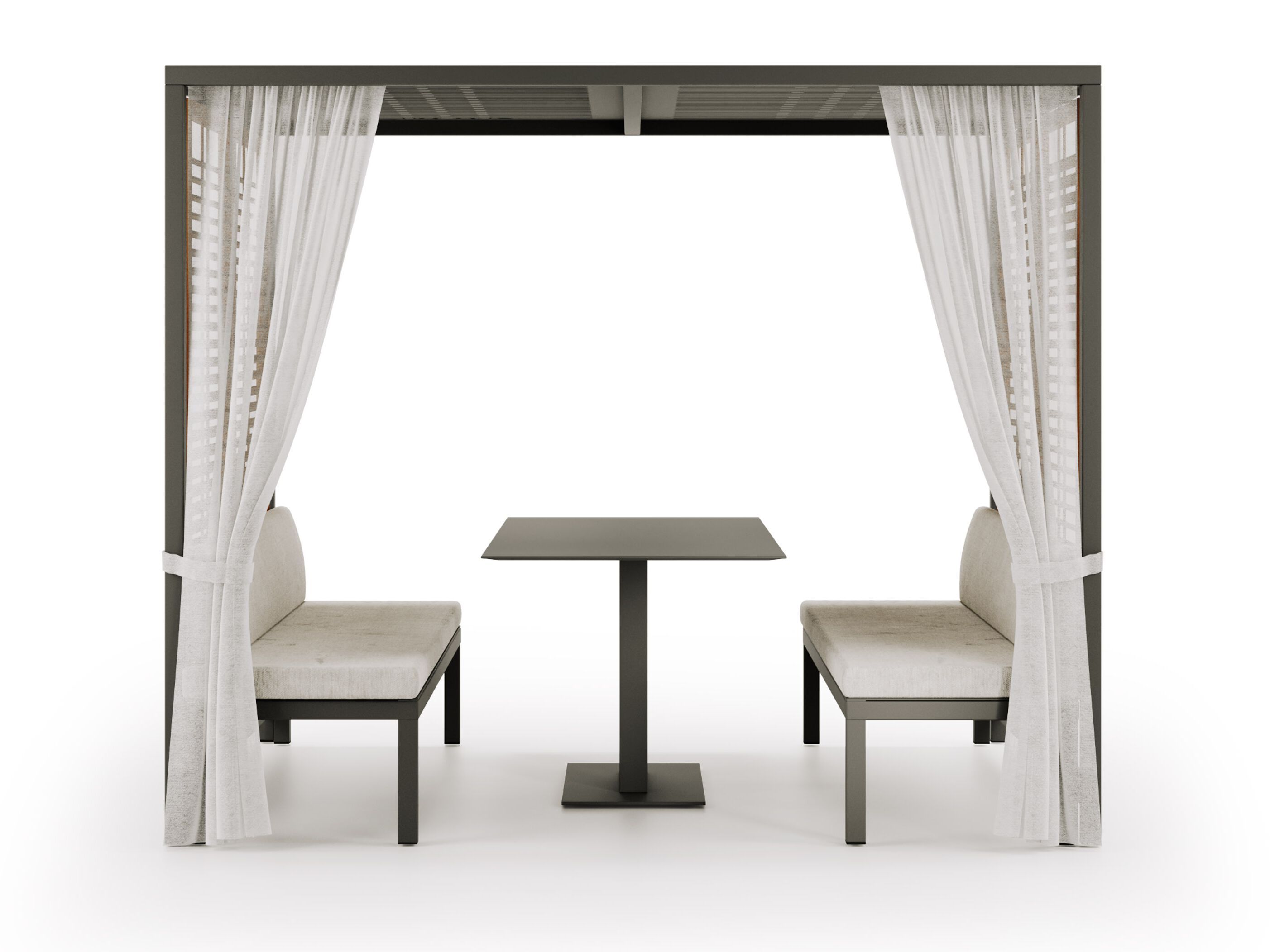 Алюминиевая беседка со столом Atmosphera альков ARCH-00084881 - Вид №2