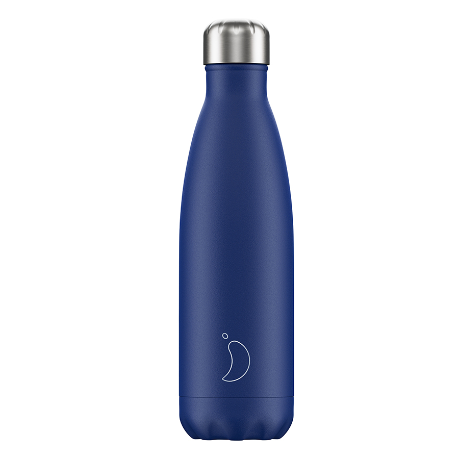 B500MABLU Термос matte, 500 мл, синий Chilly's Bottles 