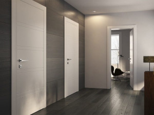 Лакированная распашная дверь