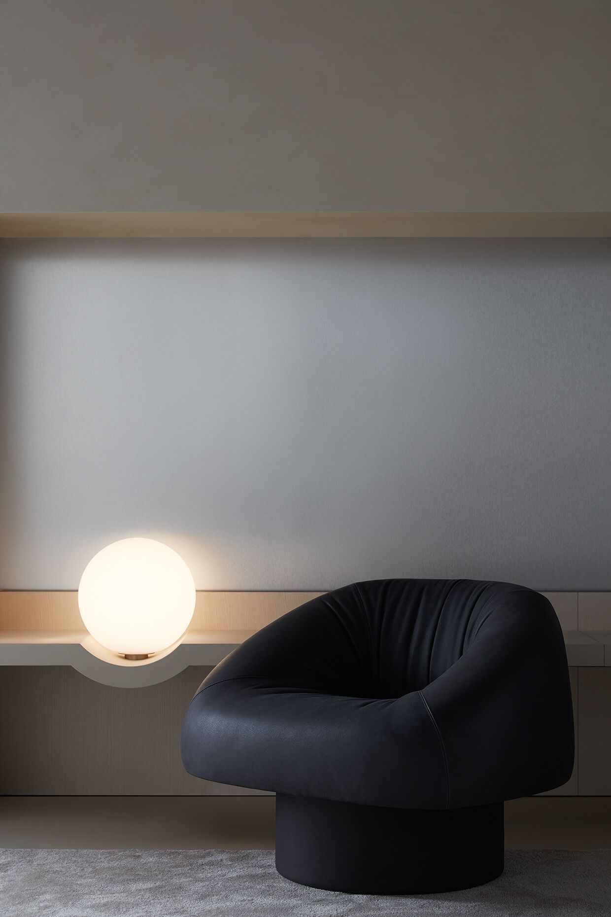 Кожаное вращающееся кресло Gallotti&Radice OLIVIA ARCH-00132070 - Вид №5