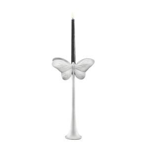 300069-10 ABHIKA ПОДСВЕЧНИК БАБОЧКА WHITE
