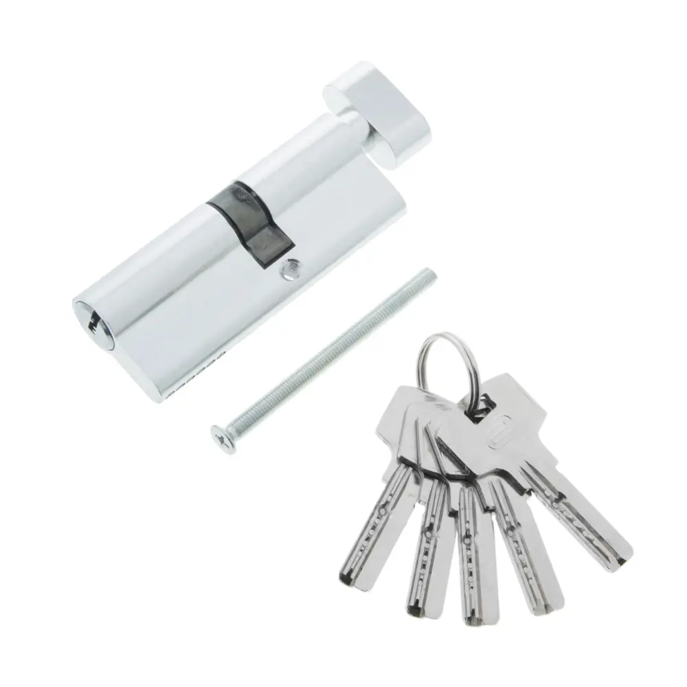 Цилиндр Standers ключ/вертушка 35х45 хром, TT-CANB3545CR 17263958 STLM-2070984  - Вид №1
