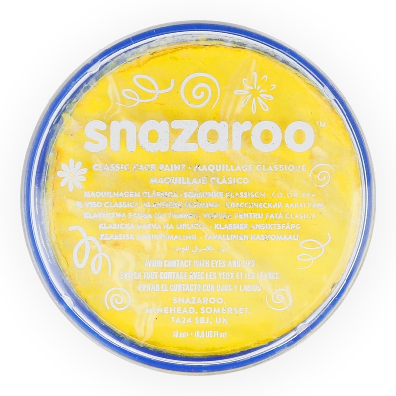 1118222 Краски для лица и тела 18 мл желтый Snazaroo 