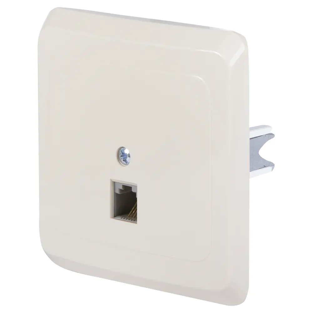 Телефонная розетка SYSTEME ELECTRIC Этюд для скрытого монтажа 11401547 STLM-0001231 - Вид №1