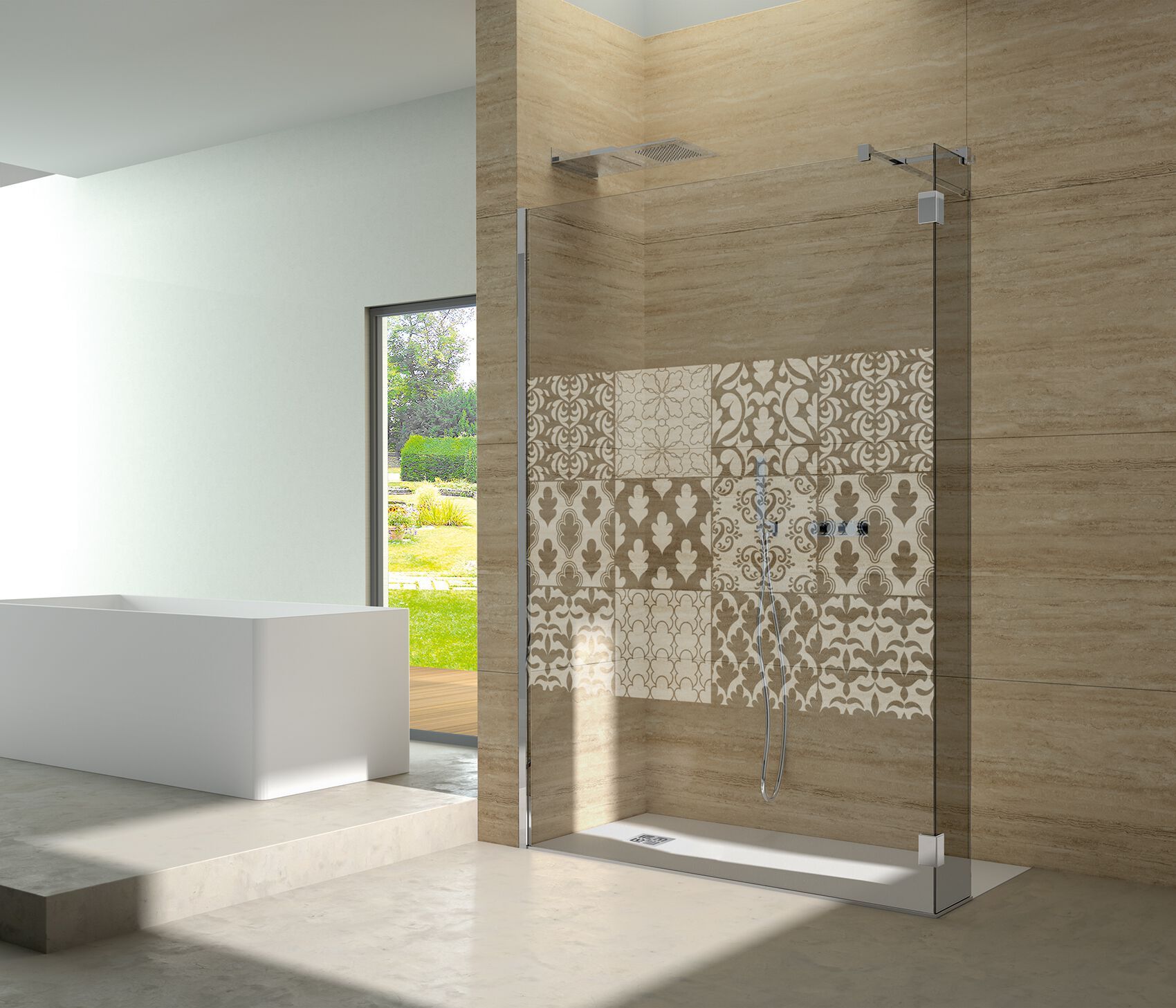 Угловой душ из алюминия и стекла CSA Box Doccia GEMMA ARCH-00142782 - Вид №1