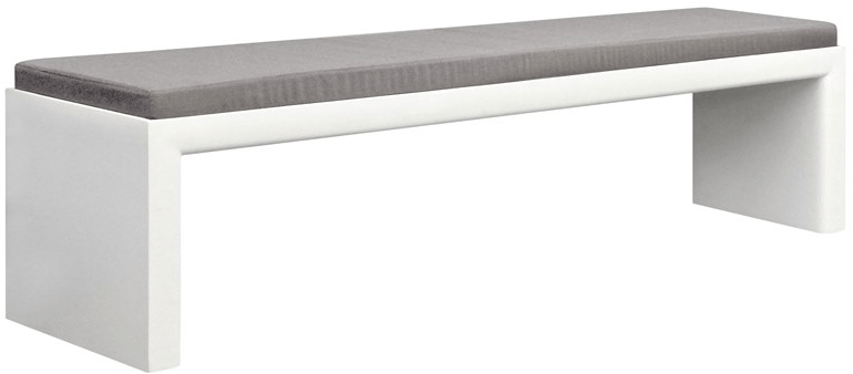 GANSK Садовая скамейка из стекловолокна Quadra G3204 - Вид №1