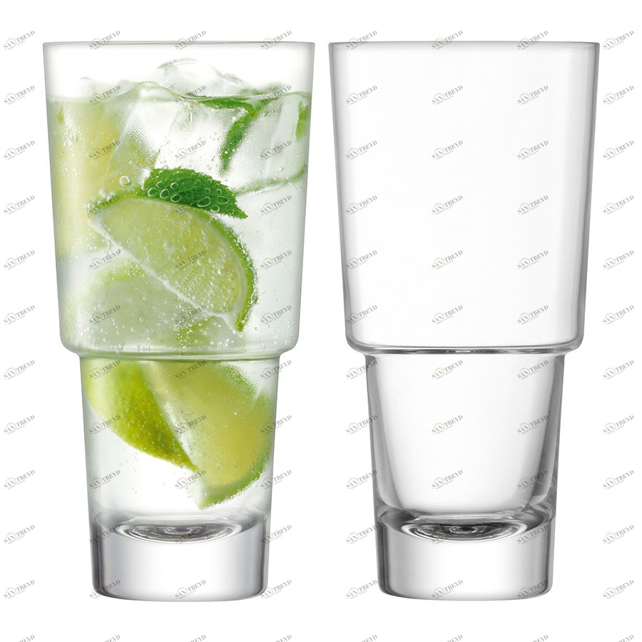 Набор из 2 хайболов 400 мл Mixologist LSA INTERNATIONAL MIXOLOGIST 00-3863060 Прозрачный 