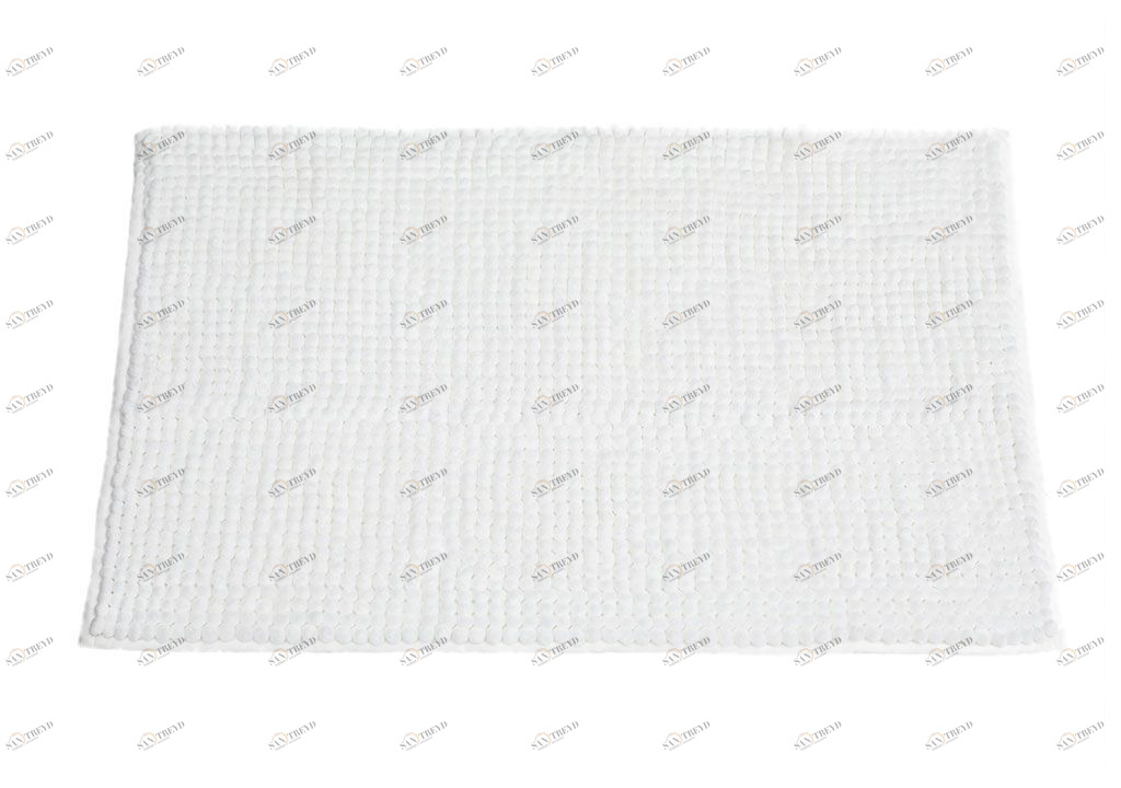 Коврик для ванной Aquanet MA3358G 75см, белый 