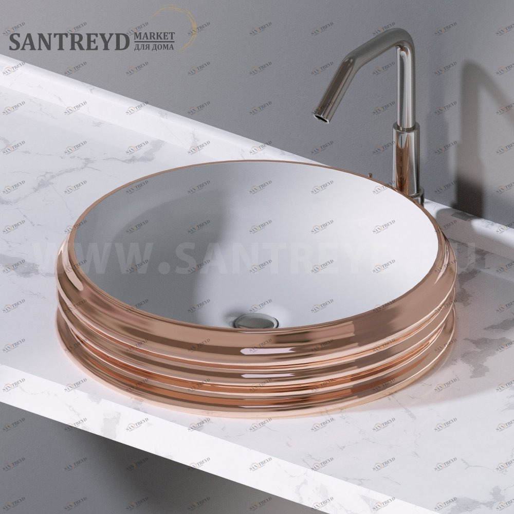 L608257 Накладная раковина на столешницу  круглая A. e T. Italia GLASS AeT ITALIA