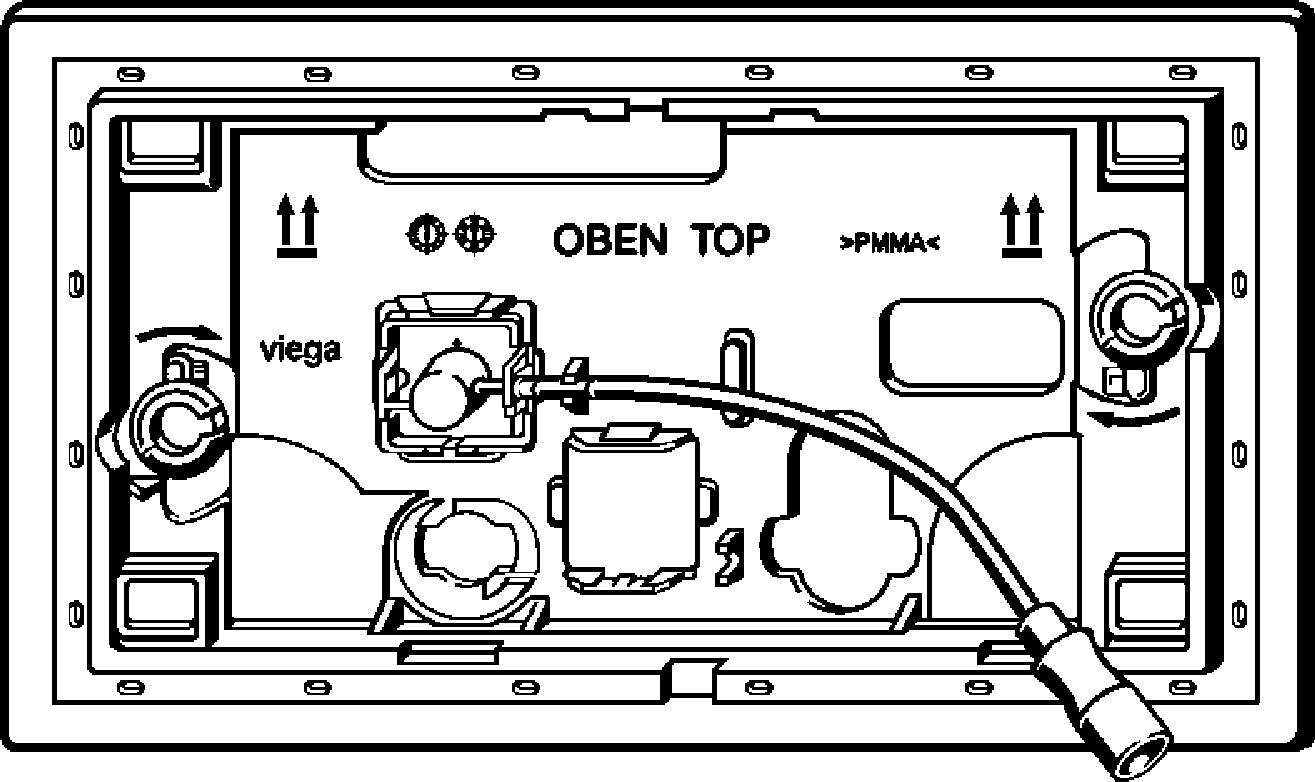 Viega Монтажная рамка Prevista для унитазов 8650.1 (775803) 775 803 - Вид №1