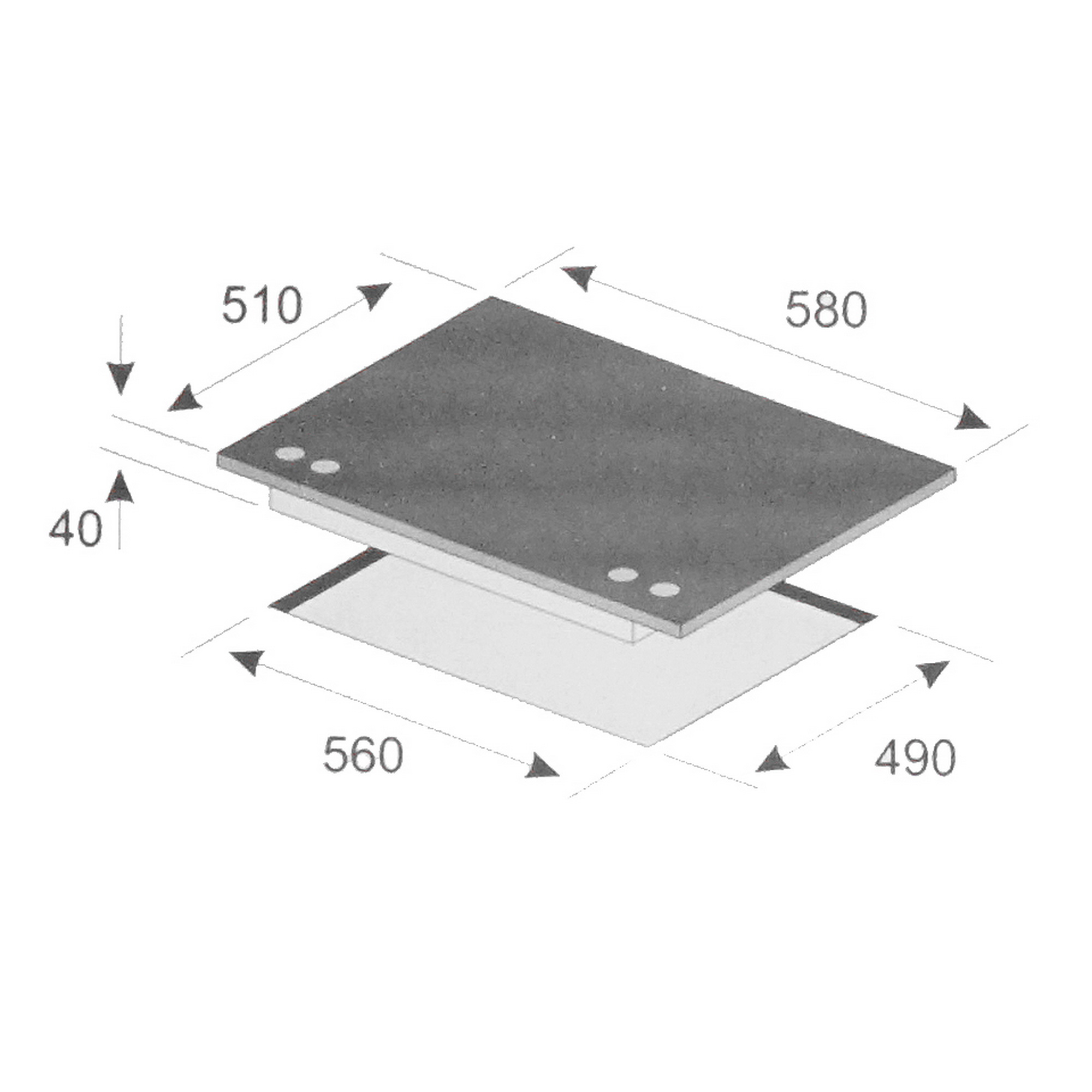 8169916 Газовая варочная поверхность Kaiser KCG 6387 Turbo STDN-0060795 - Вид №6
