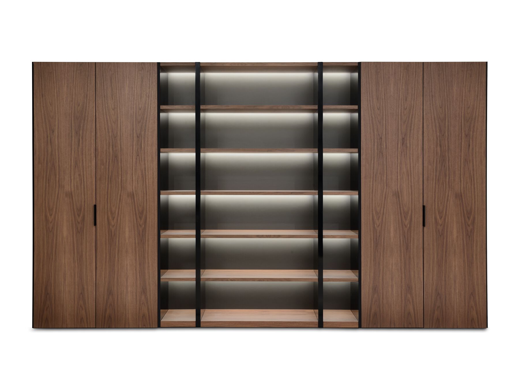 Деревянный модульный дневной офисный книжный шкаф i 4 Mariani MOOD SYSTEM ARCH-00121669