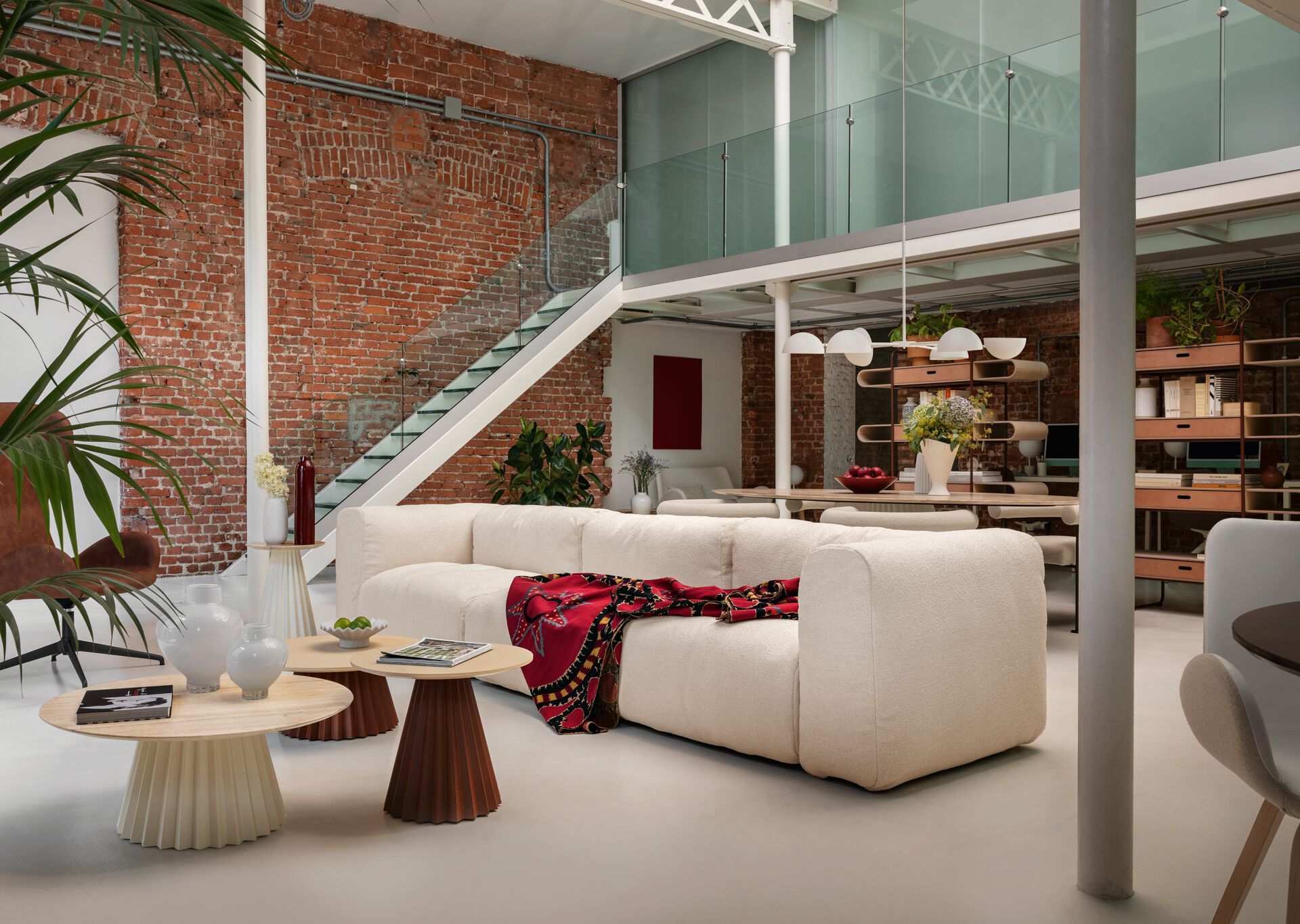 Круглый журнальный столик Midj плиссе ARCH-00107711 - Вид №4