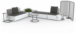 VONDOM Модульный садовый диван из полиэтилена Kes