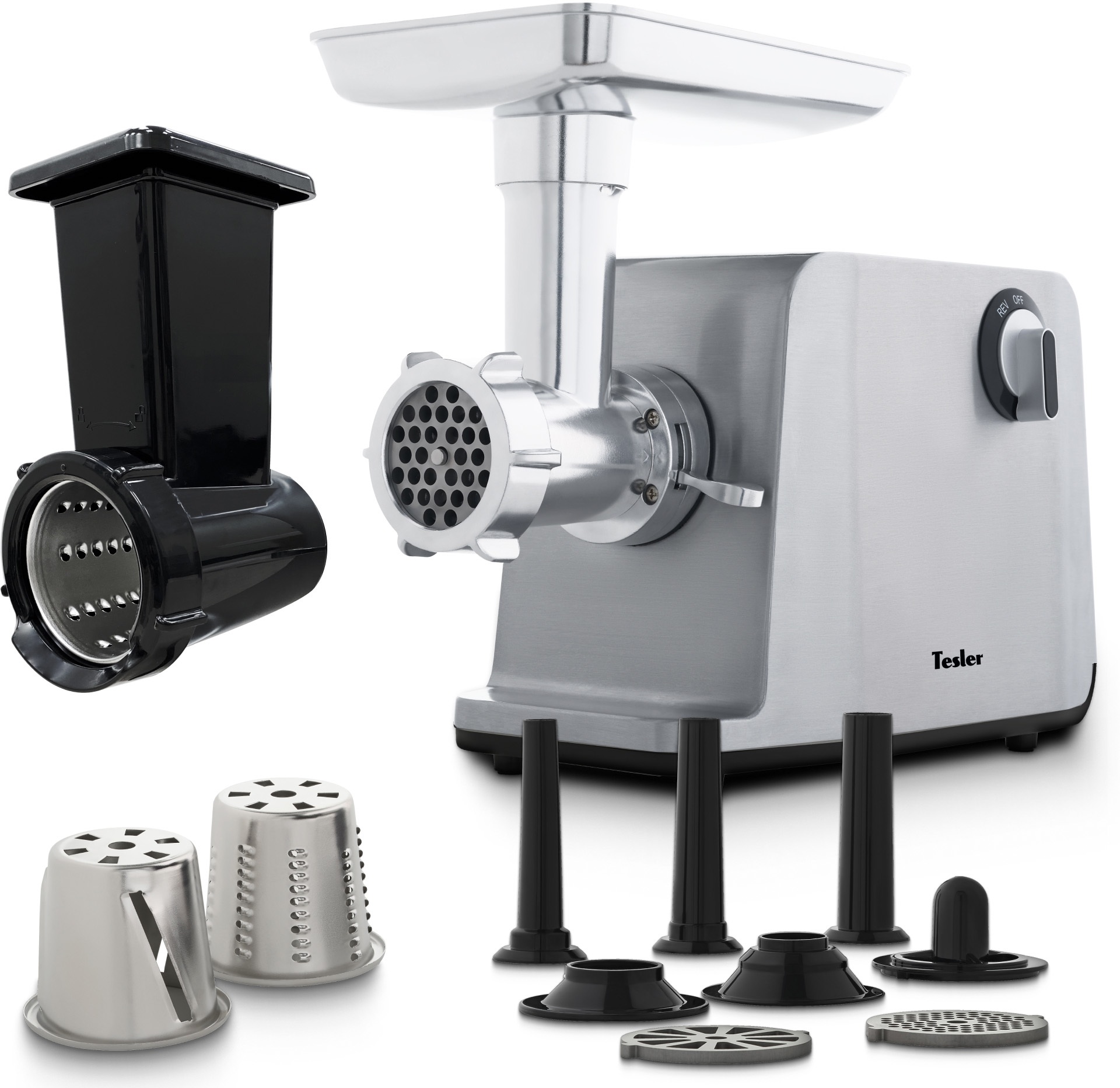 9944392 Мясорубка электрическая Tesler MG-1802C серый STDN-0127156