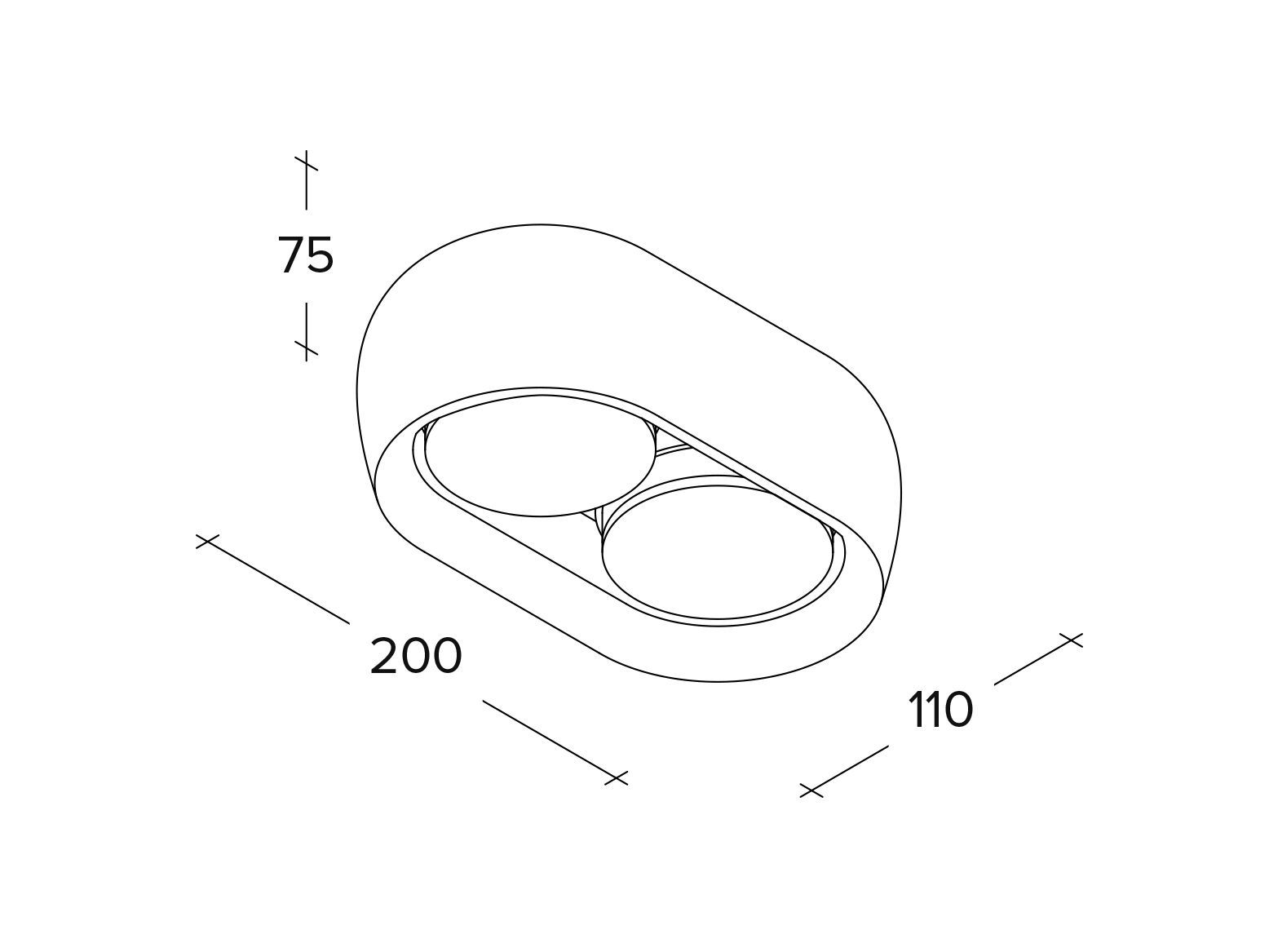 Гипсовый потолочный светильник Tecnico MYSIA ARCH-00121760 - Вид №5