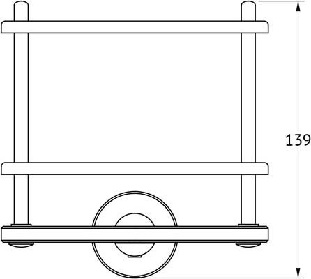NOS 060 Держатель зубных щеток и пасты FBS Nostalgy - Вид №1