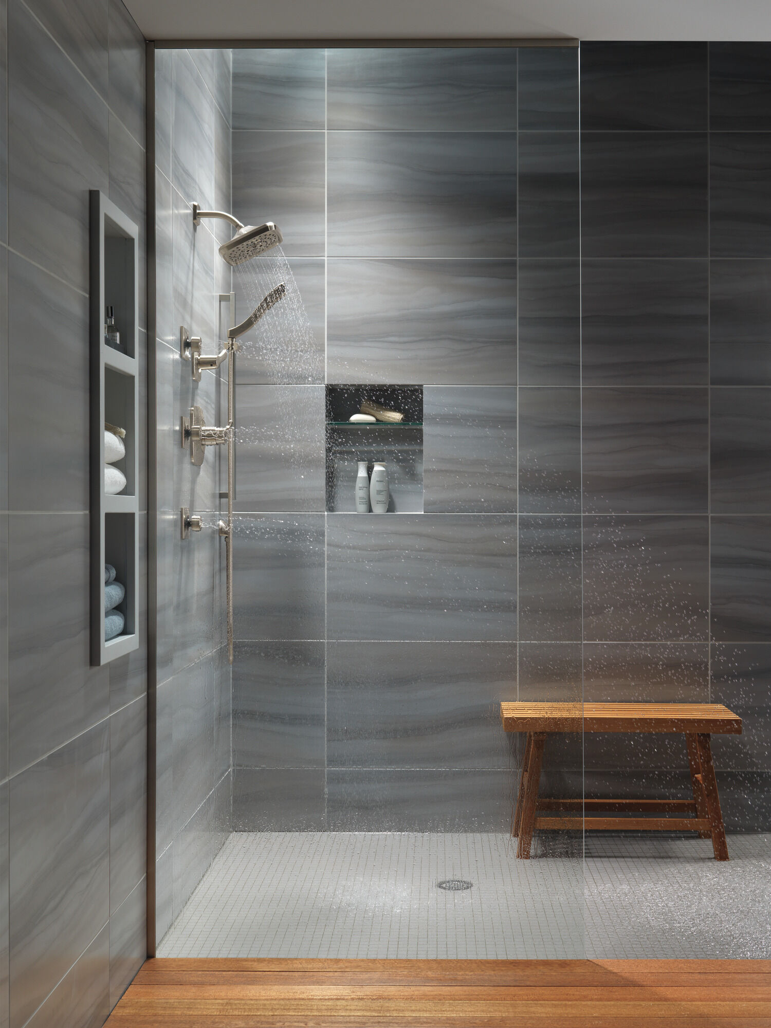 Квадратный спрей для тела HydraChoice® Square Body Spray Trim Delta Faucet T50210-SS - Вид №23