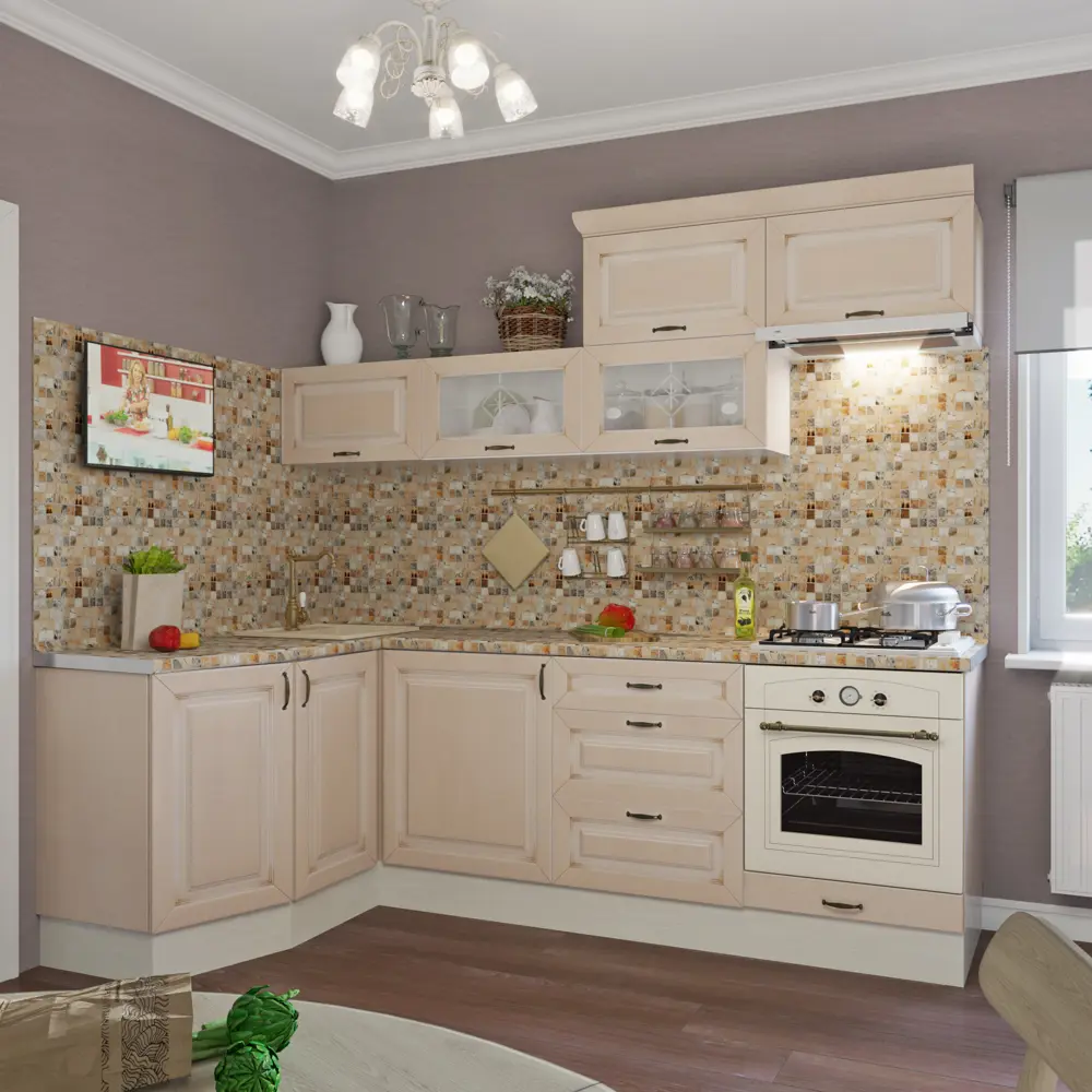 Дверь для шкафа Delinia Ницца 40x70 см МДФ цвет светлый ясень 14544818 STLM-2177882 - Вид №2