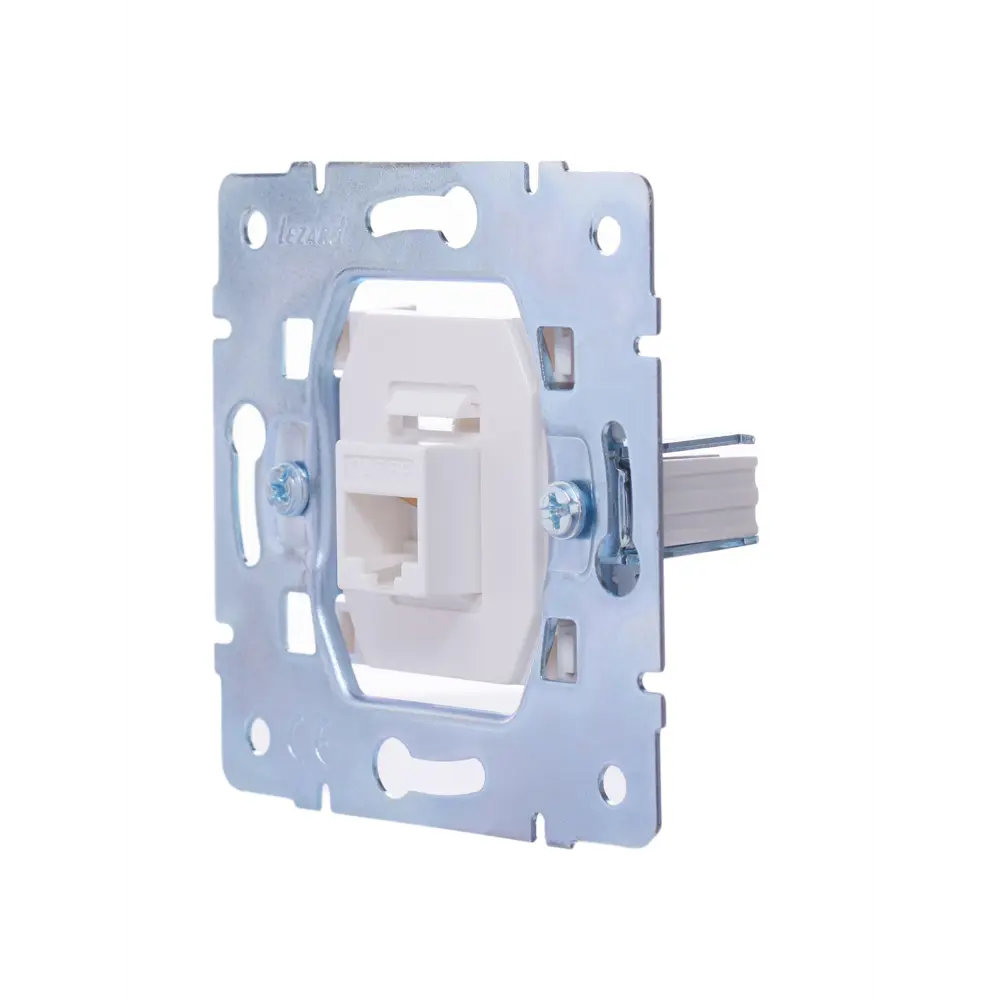 Розетка компьютерная Lezard Karina цвет матовый серый STLM-2087108 - Вид №5