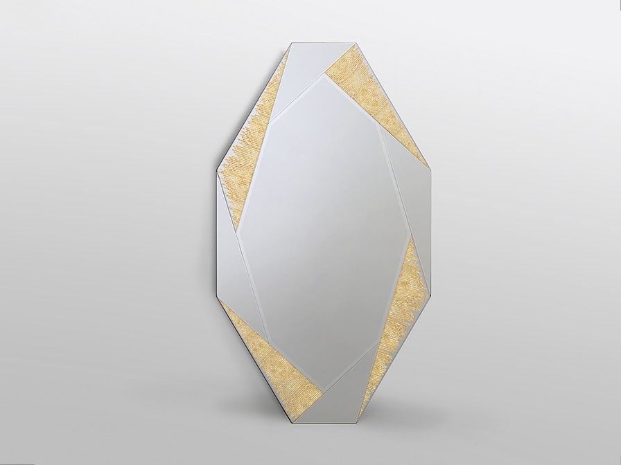 109219 Зеркало большое золотое Schuller Laverna  - Вид №1