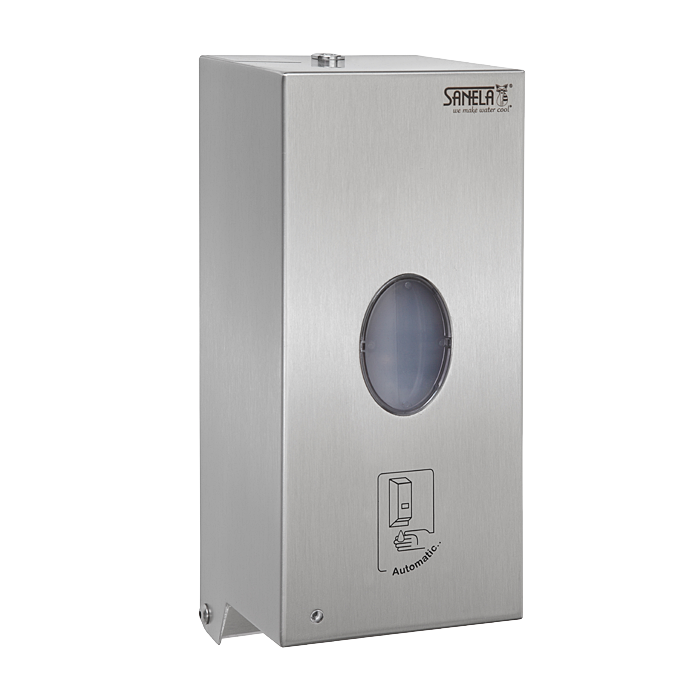 85717 Автоматический нержавеющий дозатор жидкой / гелевой дезинфекции и мыла SANELA 