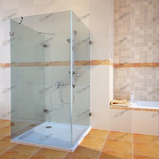Душевая кабина 95x95 GK-003C стекло прозрачное GUTEWETTER LUX SQUARE 95X95GK003C
