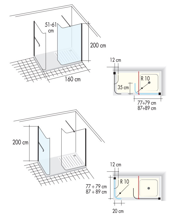 Art. 090/095 Open Air Душевая дверь Box Docce 2B Box Docce 2.B OpenAir 36757 - Вид №2