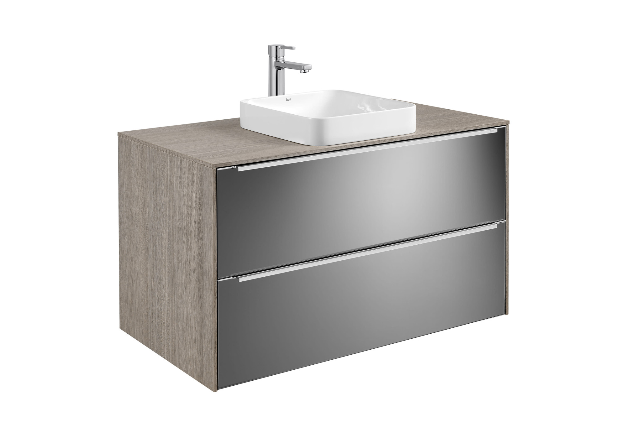 A851097403 Тумба для умывальника Square ROCA Inspira 