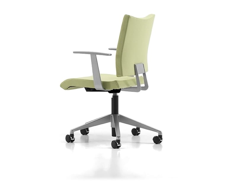 Офисное кресло из ткани с колесами и подлокотниками с 5 спицами TALIN Aviamid ARCH-00133744